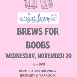 Brews for boobs flyer